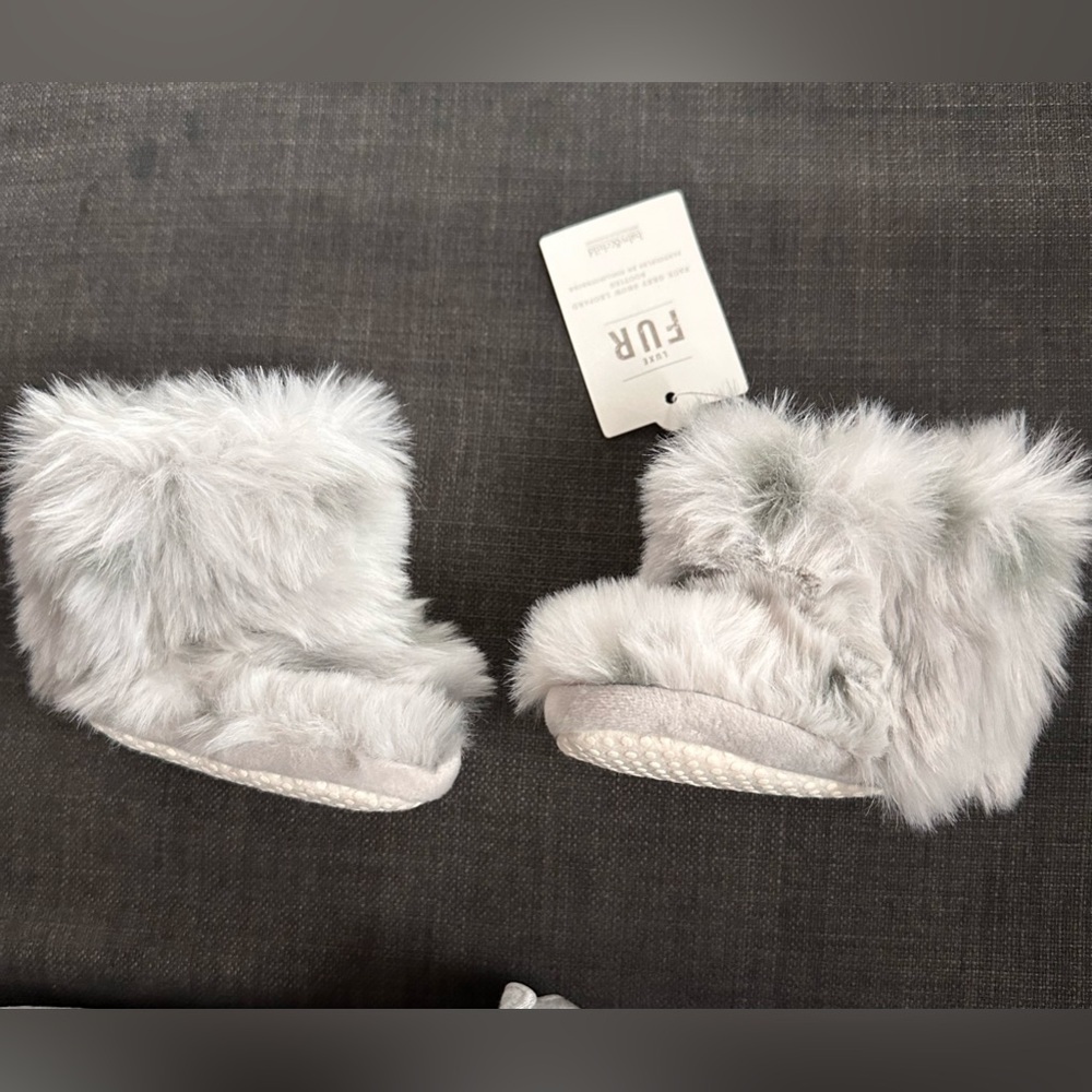 RH Baby & Child Faux Fur Baby Boots